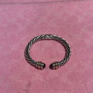 Silver and Gold Twisted Bracelet